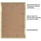 Americanflat Picture Frame Set with Mat - Set of 5 - Photo Frame Set of Five for Wall Display - Plexiglass Cover - Hanging Hardware